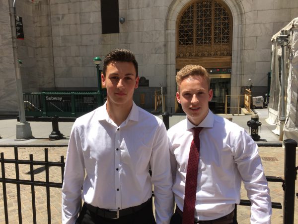 Zwei Schweizer Schüler kamen nach New York, um mehr über die Wall Street zu erfahren. Sie schrieben für meinen Blog einen Gastbeitrag.